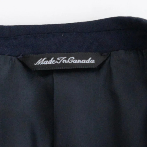 Vintage Austin Reed Navy 100% Wool 2 Button Blazer Sports Coat - Picture 8 of 16